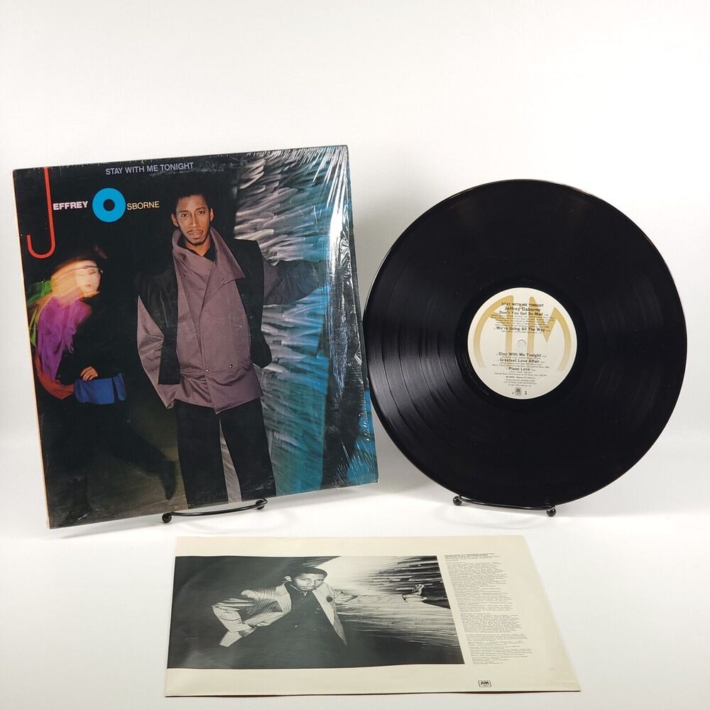 Jeffrey Osborne Stay With Me Tonight Vinyl LP AandM 1983 Soul RnB Album EX